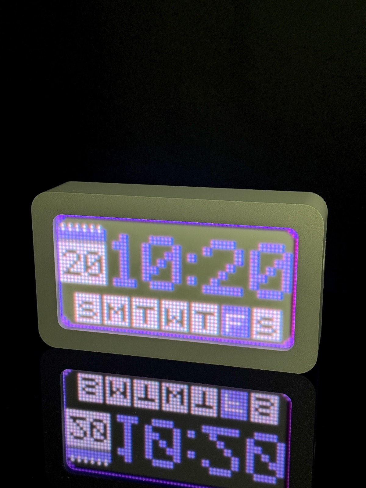 LumaGlow calendar LED display