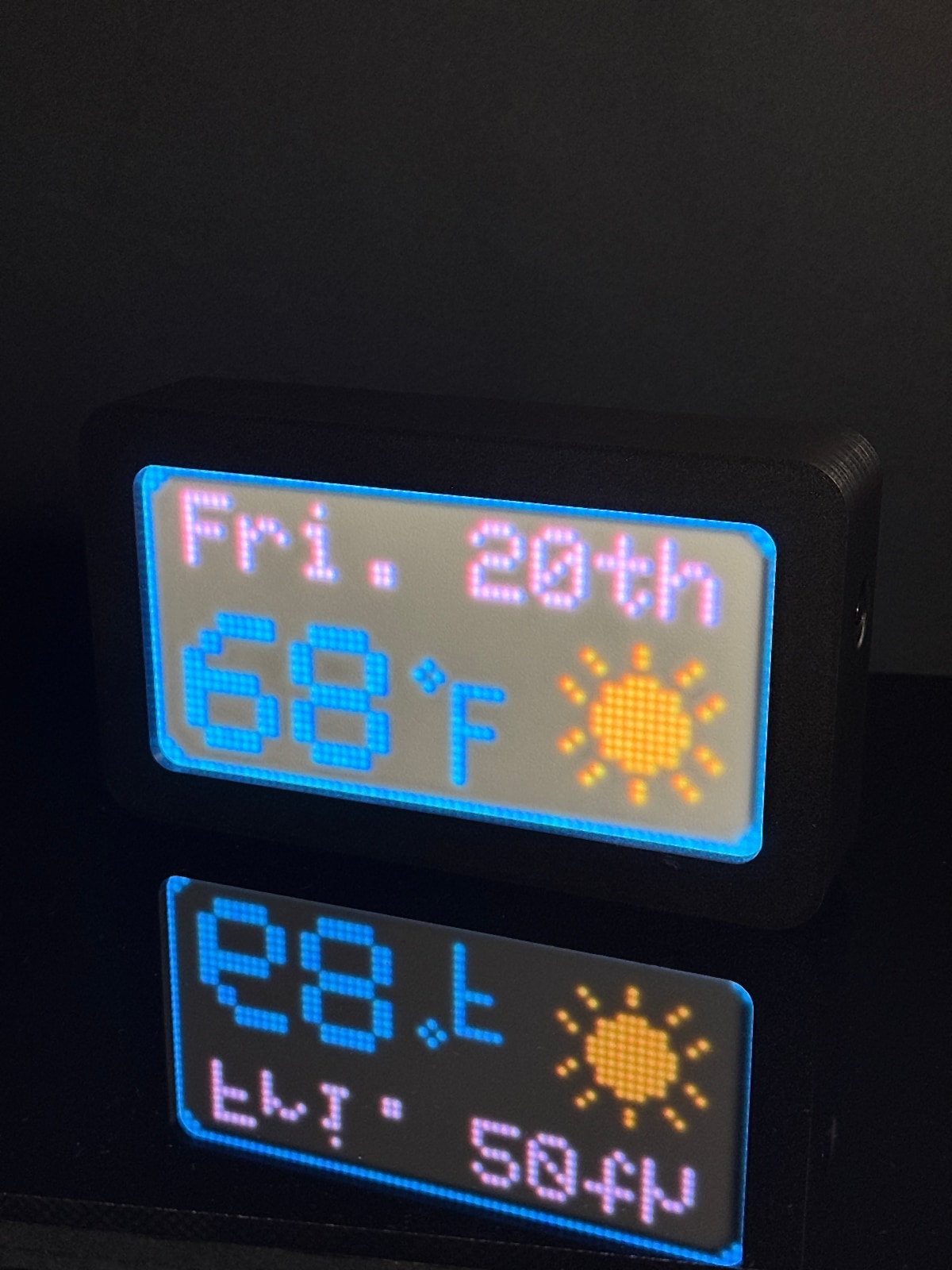 LumaGlow milestone gift display