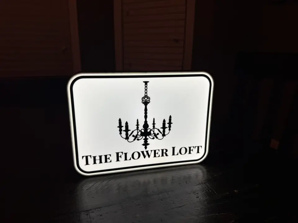 Office logo light box build